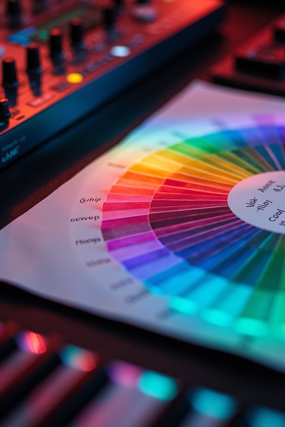 choosing a color wheel