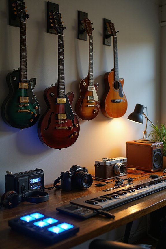 guitar wall mount hangers