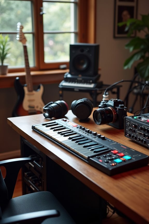 stylish workspace control furniture