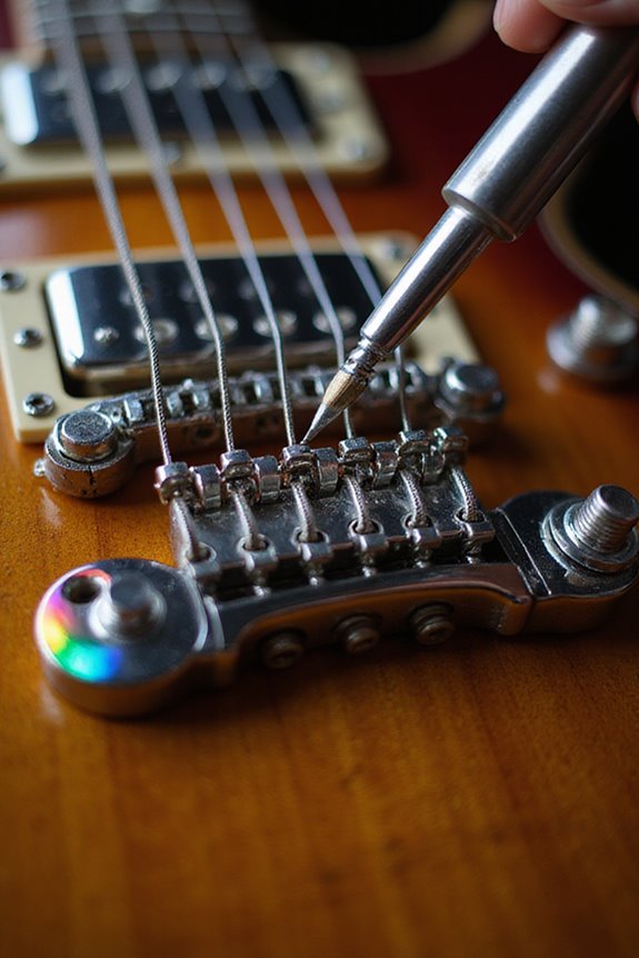 adjust saddle for intonation