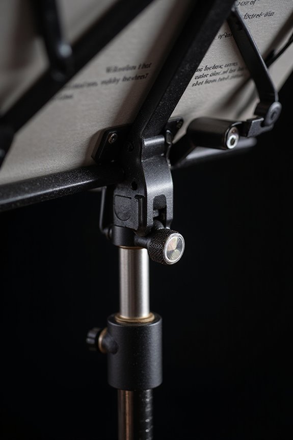 adjustable ergonomic music stands
