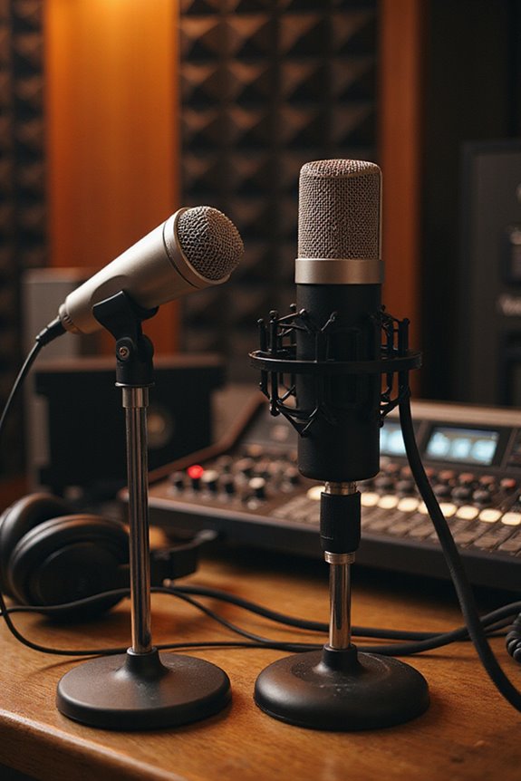 microphone types dynamic vs condenser