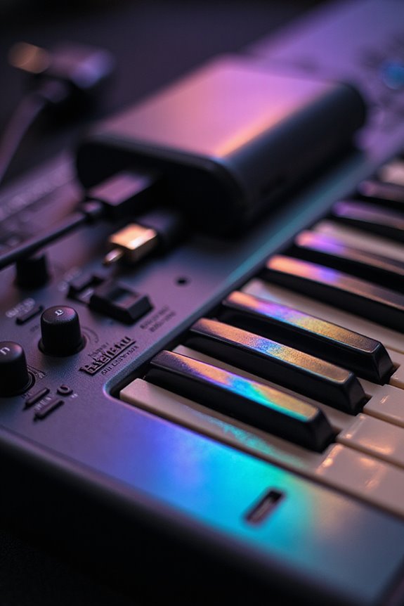 powerful portable piano connectivity