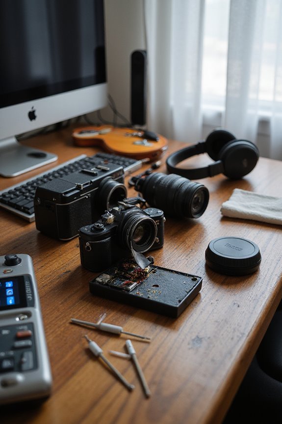 remove dust from sensor